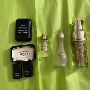 Vintage miniature & standard Empty perfume bottle lot